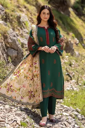 3PC Embroidered Unstitched Cambric Suit KSDE-2823