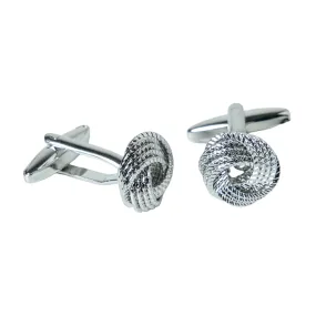 Chokore  Knot Cufflinks (Silver)