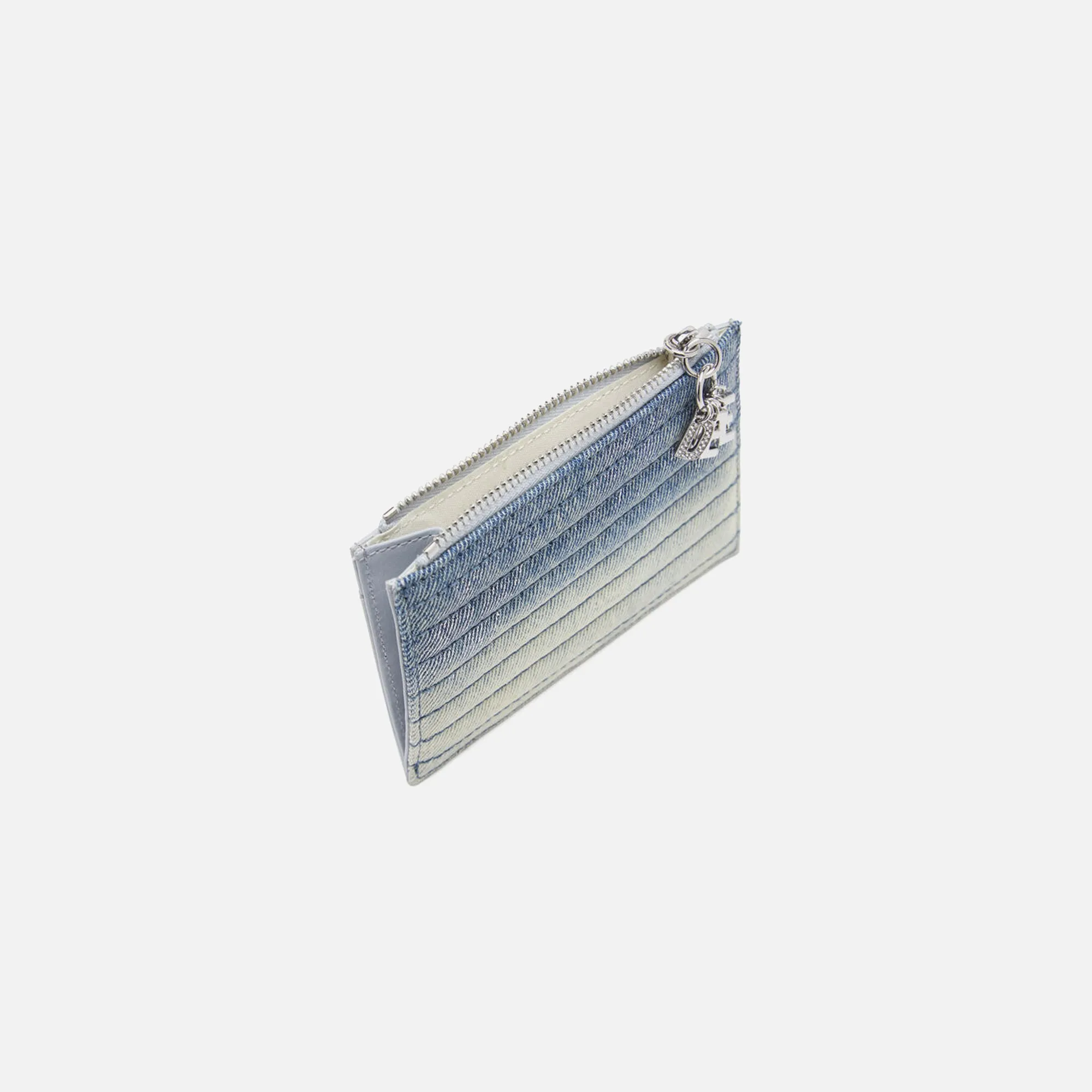 Diesel D-Vina Denim Card Coin Holder - Blue