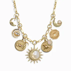 Moon Phase Charm Necklace