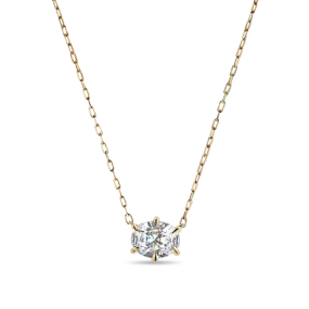 Oval Cut Diamond Solitaire Pendant