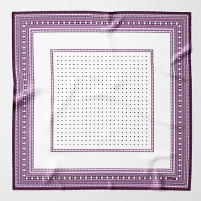 Pois - Silk Pocket Square - Lilac