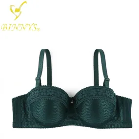 Thin Pad Half Cup Wired Bra For Women's