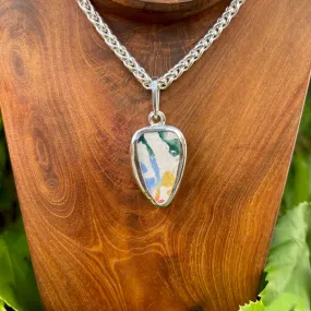 Watercolor Joy Sterling Silver Pendant